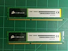 CORSAIR VALUE SELECT 8GB kit 2x4GB CMV8GX3M2A1333C9 DDR3 1333mhz dimm 240pin Ram picture