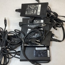 Lot of 5 Dell OEM 90W 7.4mm 19.5V 4.62A Big Barrel AC Adapters Mixed Models picture