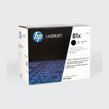 New Open Box HP 81X Black Original LaserJet Toner Cartridge, CF281X picture