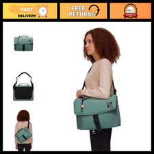 Water-Repellent Messenger Bag with Laptop Sleeve - Travel & Everyday Use picture