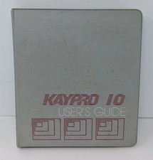 The Kaypro 10 Users Guide Binder For Kaypro Computers picture