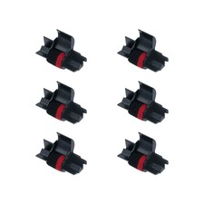 IR40T Calculator Ink Roller Printer Ribbon 6 Pack -Black & Red picture