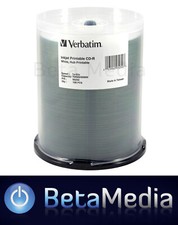 300 x Verbatim CD-R 52x blank discs - White Surface Inkjet Printable CD picture