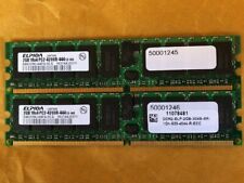 2PCs of EPLIDA EBE20RE4ABFA-5C-E PC2-4200R 2GB 1RX4 ECC REG FOR SERVER picture