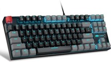 Magegee Mk Star Mechanical Keyboard Black Grey Red Switch Rgb Backlight 87 Keys picture