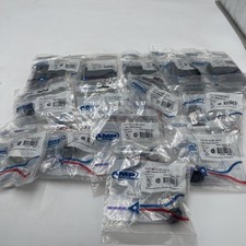 AMP NETCONNECT LOT 5-Black 4 Port 1 Gang Face Plates & 9-CAT 5 RJ45 Jacks picture
