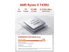 R3 Mini PC(High-performance Solution) With AMD Ryzen5 7430U 6C/12T, Firebat picture