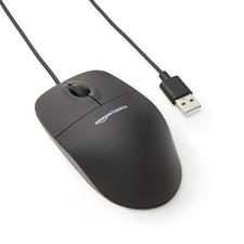 Amazon Basics Mouse USB Wired Blackfrom JP picture