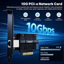 10G PCIe Network Card Realtek RTL8127 10GbE RJ45 Low Profile for PC NAS Gaming picture
