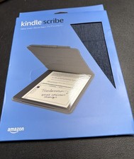 Amazon Kindle Scribe Fabric Folio Cover w/ Magnetic Attach - Denim *NEW IN BOX* picture
