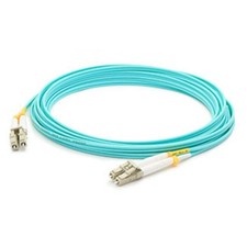 ADD-ON AJ835A-AO 2M Lc To Aqua Om3 Duplex Ofnr Riser-Rated Fiber Patch Cable picture