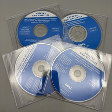 Vintage Dell Drivers and Utilities ResourceCD Lot of 4 OptiPlex Dimension USA picture