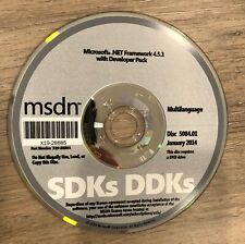 Microsoft MSDN Windows .NET Framework 4.5.1 developer pack DVD - Jan 2014 picture