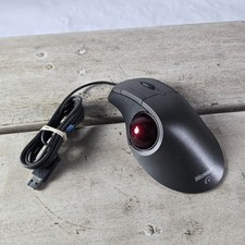 Microsoft Trackball Optical 1.0 X08-70386 Wired USB Ergonomic Mouse Tested Works picture