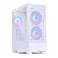 LANCOOL 205 MESH RGB ATX White PC Case with USB Type C and RGB Fans picture