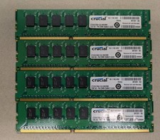 Crucial Set of 4 x 2GB Server Memory RAM PC3-10600 DDR3 CT25672BA1339.M9FMR picture
