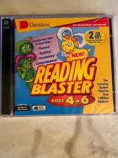 Davidson Reading Blaster Ages 4-6 2 CD Set Windows Macintosh NEW picture