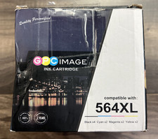 GPC Image 10PK High Yeild Ink Cartridges For HP 564XL Black Cyan Magenta Yellow picture