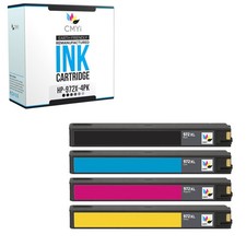 Black Color CMYi Ink Cartridges Lot for HP 972X for PageWide picture