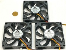 3 x Computer Fan 12V 8015 3Pin 80x80x15mm Brushless Axial 8mm DC cpu Cooling picture