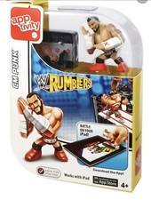 2012 WWE WWF Mattel CM Punk Rumblers Apptivity Wrestling Figure MIP IPAD App ROH picture