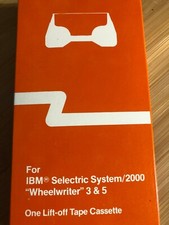 NEW IBM Selectric System 2000 Wheelwriter 3 & 5 LIFT OFF TAPE CASSETTE picture