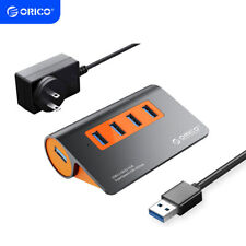 ORICO 4 Port USB3.1 Gen2 HUB USB C Gen2 Aluminum HUB 10Gbps W/ 12V Power Adapter picture