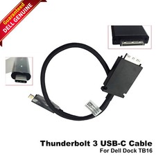 Genuine Dell Thunderbolt 3 USB-C Cable for TB15 TB16 Dock K16A K17A 3V37X 5T73G picture