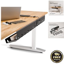 Complete Under-Table Cable Management Set (2 Pieces) - Easy Installation & Ties picture