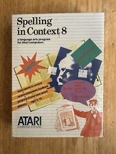Atari Learning Systems Spelling in Context 8 Software NiB Sealed (1983) picture