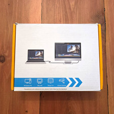AOOCOO KVM202DK USB-C KVM Switch Dock 2 Laptops 2 Monitors 4K 60Hz 100W Powered picture
