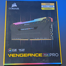Corsair Vengeance RGB Pro 16GB (2x8GB) DDR4-3200 DIMM RAM CMW16GX4M2C3200C16 picture