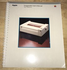 1983 Apple ImageWriter I Printer Manual Macintosh 128k Mac 512K w/Inserts NICE picture