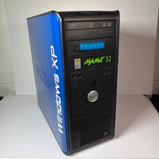 Dell Optiplex 755 Desktop PC Tower Windows XP MAME 32 Blue Black Retro Gaming picture