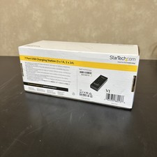 StarTech ST7C51224 7-Port USB Charging Station 5x1A 2x2A Black picture