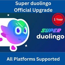 Super duolingo Subscription 1 year+Bonus 3 Months, All Platforms Supported picture