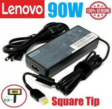 OEM Lenovo Thinkpad 90W 20V 4.5A Power Supply AC Adapter Square Slim Tip Genuine picture