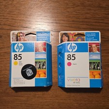 New  Lot 2: GENUINE HP85 YELLOW / C9422A  & CYAN/C9420A PRINTHEAD  Exp 7/2008 picture