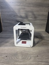 Toybox 3D Printer White Touchscreen w/ Power Adapter - Tested [No Filament] picture