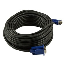 100 FEET FT FOOT SVGA VGA M/M LCD LED Monitor GOLD Cable 100FT Male to Male NEW picture