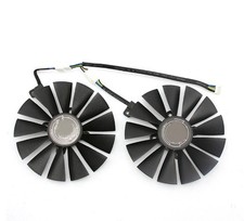 For ASUS DUAL-RX580-8G Graphics Card Fan Replacement 4PIN Card Cooling Fan picture