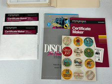 CERTIFICATE MAKER FOR THE COMMODORE 64 SPRINGBOARD VINTAGE COMPUTER picture