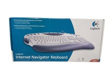 Logitech Internet Navigator Keyboard Model Y-BF37 Original Box With Wrist Rest picture