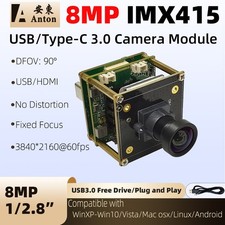 8MP IMX415 USB3.0 Type-C HDMI Dual Output 60FPS H.264 HD Camera Module PC Indus picture