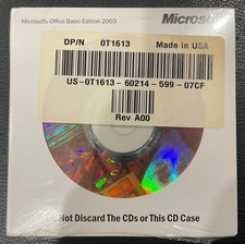 Microsoft Office Basic Edition 2003 w/ Product Key COA factory sealed new picture