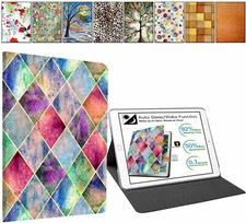 iPad Air 3 PRO 10.5 7.9 10.2 9.7 10.9 Case Supportive Folio Cover Diamond Grid picture