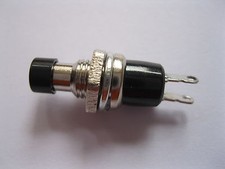 100 pcs SPST Mini Push Momentary Switch Black 250V/3A 125V/6A Nomal ON Push OFF picture