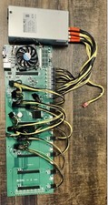 8 GPU Riser-less Crypto Miner Motherboard CPU RAM 2400W PSU - ETH BTC RVN -New✈️ picture