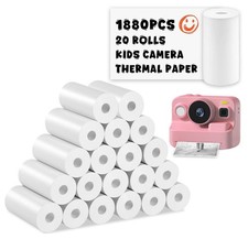 1880Pcs Mini Camera Printer Thermal Paper Kids Instant 20PCS  picture