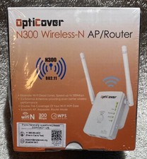 Factory Sealed OptiCover N300 Wireless-N AP/Router W/Two External Antennas White picture